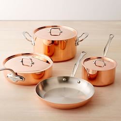 Mauviel Copper Triply 7-Piece Cookware Set